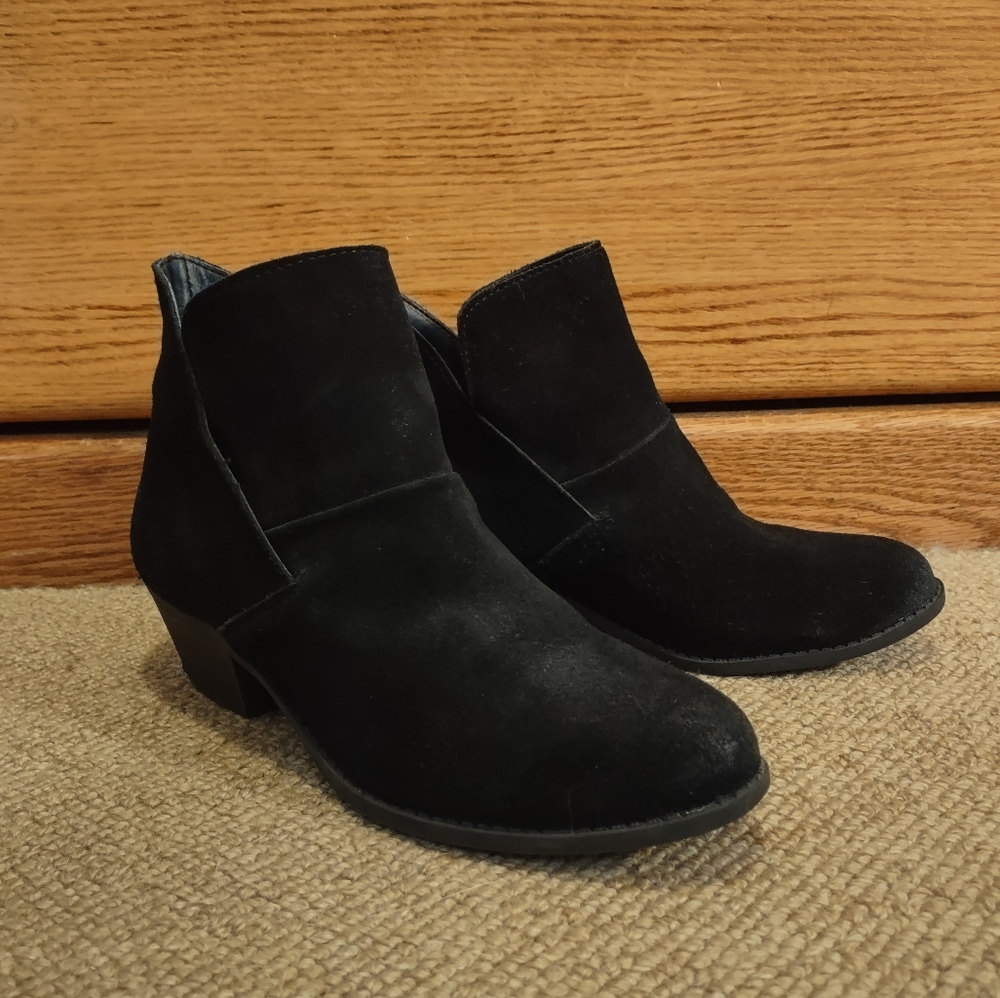 Suede booties